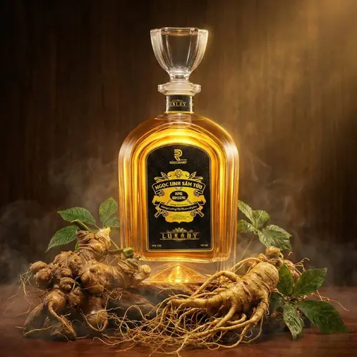 Ngọc Linh Sâm Tửu Luxury – Rượu Sâm Cao Cấp 308mg/L Saponin